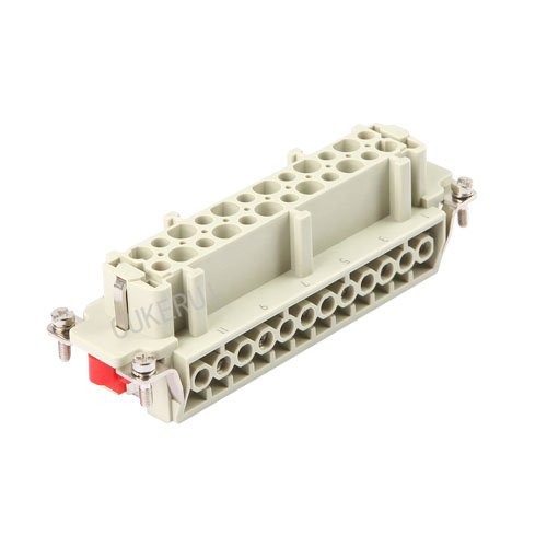 10 pinos 16A 830V conector fêmea de inserção pesada