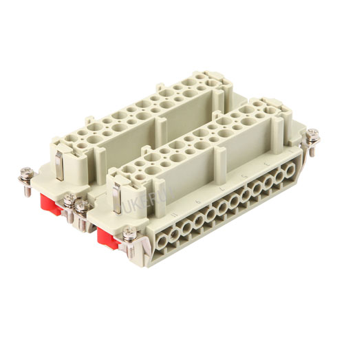 20 pinos 16A 830V conector fêmea de inserção pesada