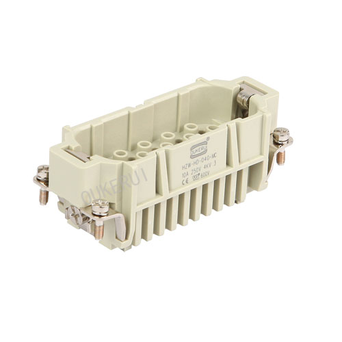 40 pinos 10A 250V conector macho de inserção pesada