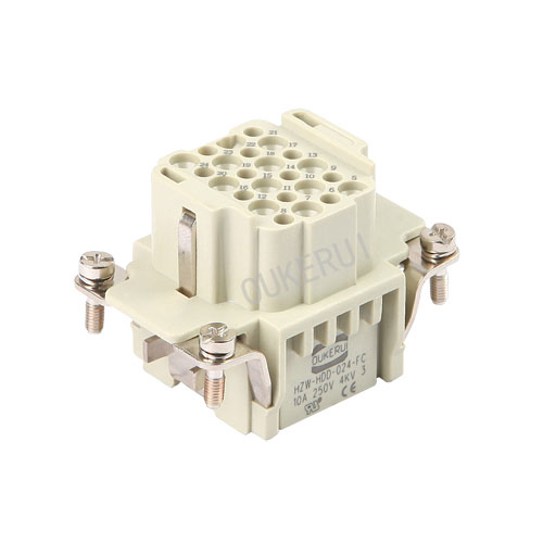 DD 24 250 V 10 A Inserção Fêmea do Conector para Serviço Pesado